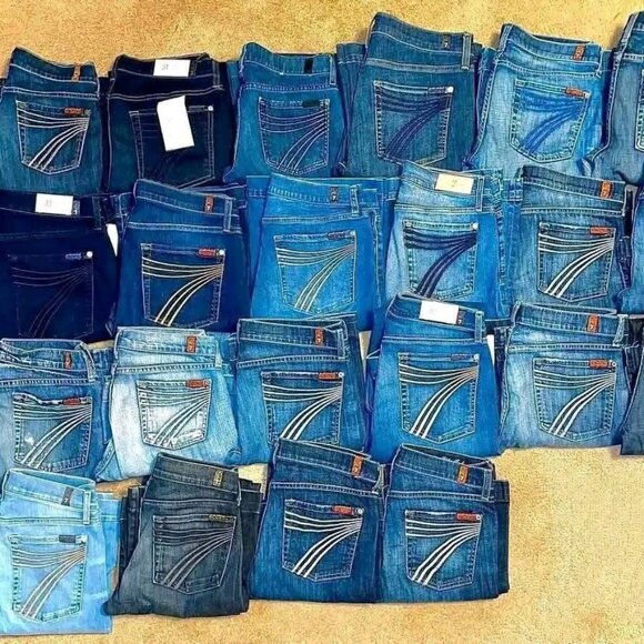 7FAMK DOJO JEANS - Picture 1 of 1